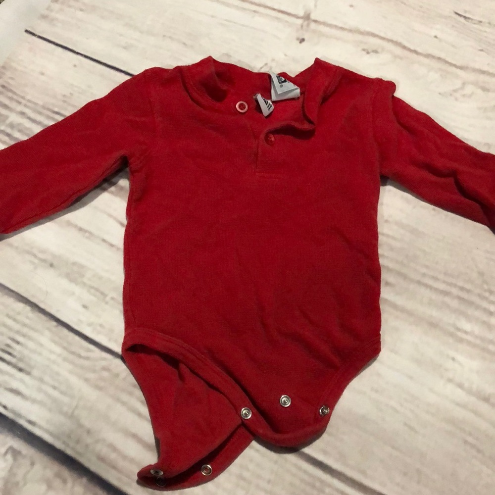 Red long sleeve shirt